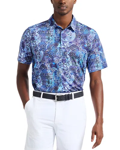 Robert Graham Men's Brettman Short Sleeve Knit Polo Shirt In Multi