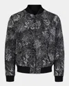 Robert Graham Brody Bomber Jacket In Black