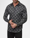 Robert Graham Buena Vista Long Sleeve Button Down Shirt In Black
