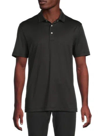 Robert Graham Men's Canto Trekking Polo Shirt In Black