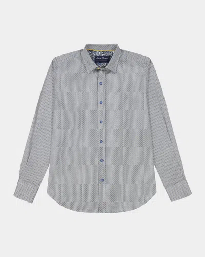 Robert Graham Men's Caveda Micro-geometric Stretch Sport Shirt In Multi