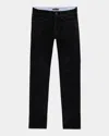 Robert Graham Men's Celestial Straight Fit Five-pocket Pants In Black