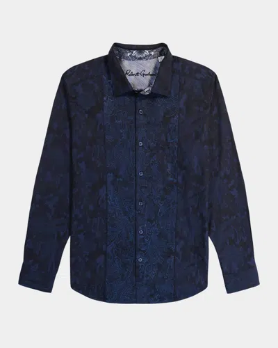 Robert Graham Clarion Classic Fit Shirt In Navy