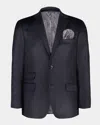 Robert Graham Men's Colden Velvet Houndstooth Blazer In Blue