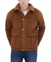 Robert Graham Men's Corduroy Chore Jacket With Sherpa Collar In Multi
