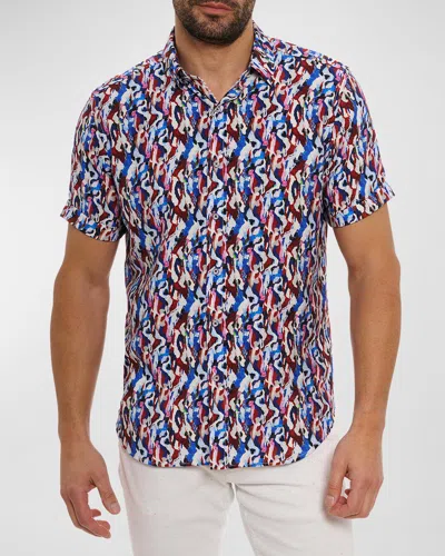 Robert Graham Men's Crue Short-sleeve Shirt In Multi