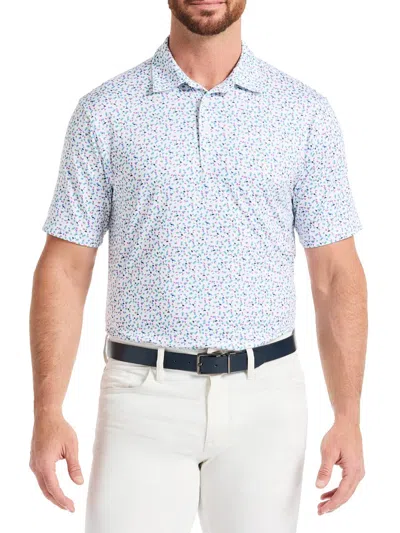 Robert Graham Men's Dayton Printed Polo Shirt In Blue