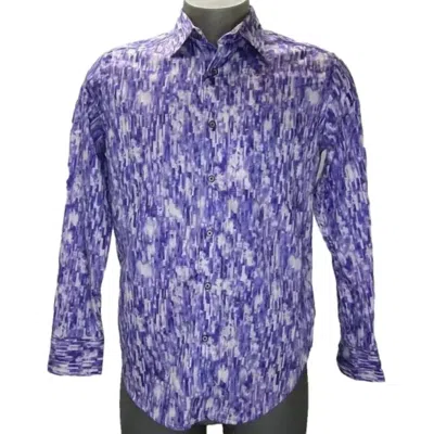 Robert Graham Men's Demeri Classic Fit Long Sleeve Shirt In Purple
