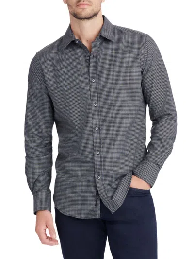 Robert Graham Men's Dex Checked Cotton Button-front Shirt In Multi