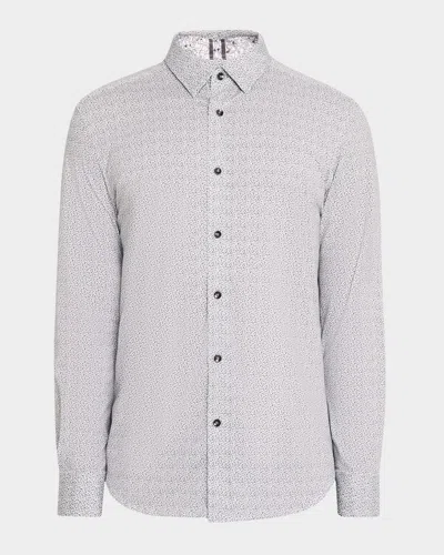 Robert Graham Men's Dorsey Cotton-stretch Sport Shirt In White