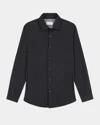 Robert Graham Downey Knit Snap Front Shirt Jacket In Black