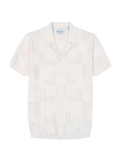 Drayford Short Sleeve Sweater In White from Robert Graham