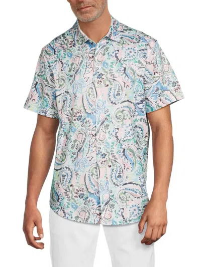 Robert Graham Men's Dresden Paisley Stretch Shirt In Multi