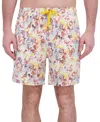 ROBERT GRAHAM MEN'S DREW FLORAL PRINT DRAWSTRING 7" SWIM TRUNKS