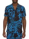 Robert Graham Drift Away Camp Shirt In Neutral