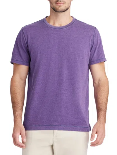 Robert Graham Durgan Knit T-shirt In Purple