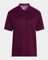 Robert Graham Elias 2 Short Sleeve Polo In Purple