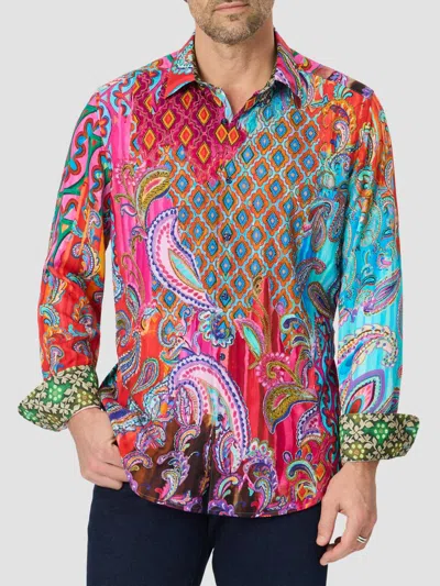 Robert Graham Men's Embellished Paisley Shirt In Multi