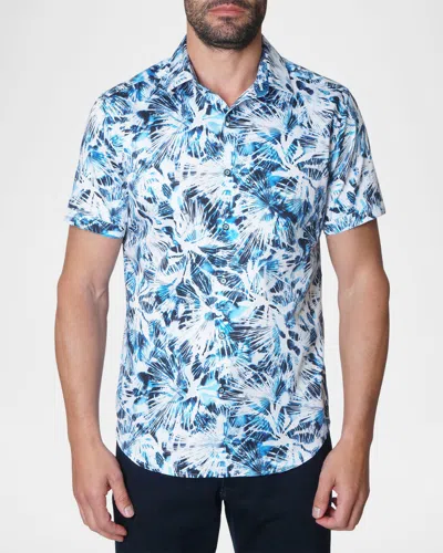 Robert Graham Men's Exclusive Tie-dye Short-sleeve Shirt In Multi