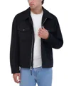 Robert Graham Men's Faux Suede Field Jacket In Black