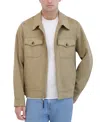 Robert Graham Men's Faux Suede Field Jacket In Tan