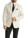 Robert Graham Faux Suede Blazer In Stone