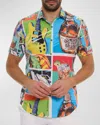 Robert Graham Fiesta De Verano Short Sleeve Button Down Shirt In Multi