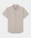 Robert Graham Fornillo Short Sleeve Button Down Shirt In Neutral