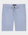 Robert Graham Fornillo Seersucker Relaxed Fit 8 Shorts In Blue