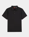 Robert Graham Men's Furlan Stretch Knit Polo Shirt In Black