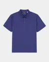 Robert Graham Furlan Knit Polo Shirt In Blue