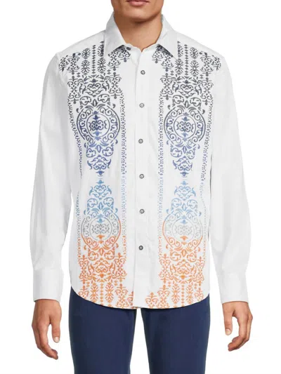 Robert Graham Men's Gate Keeper Cotton Shirt