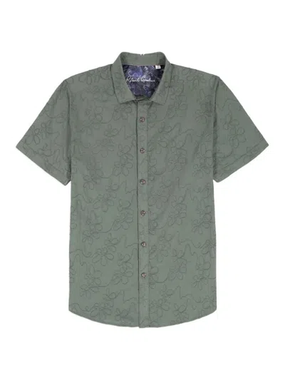 Robert Graham Men's Grafton Floral Short-sleeve Shirt In Green