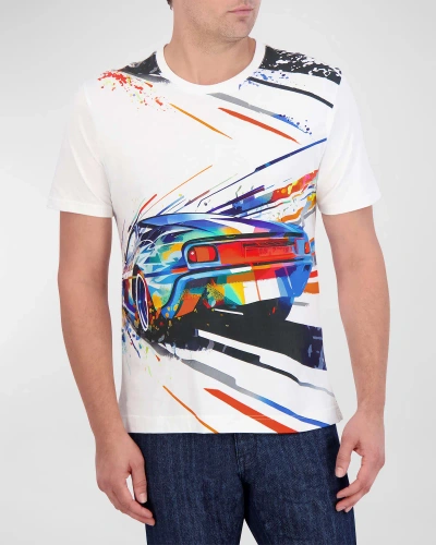 Robert Graham Grand Speed T-shirt In White