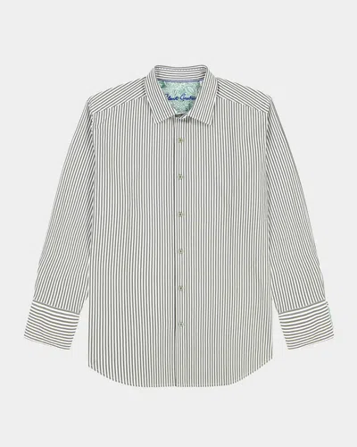 Robert Graham Men's Greenwich Stripe Sport Shirt