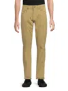 Robert Graham Men's Hagley Stretch-cotton Pants In Yellow