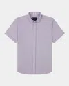 Robert Graham Hammond Textured Tailored Fit Button Down Shirt In Lilac