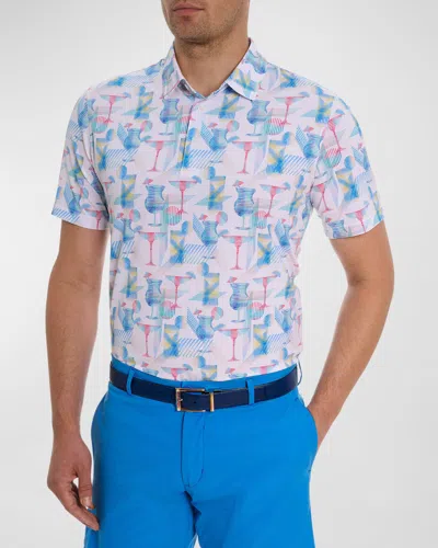 Robert Graham Happiest Hour Polo In White