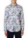 Robert Graham Harbin Long Sleeve Button Down Shirt In White Multi