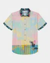 Robert Graham Haze Short Sleeve Button Down Shirt