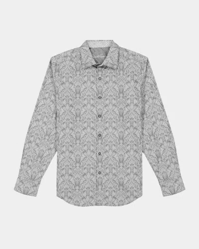 Robert Graham Men's Highland Sport Shirt In Slate Blue