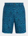 Robert Graham Highland Woven Shorts In Blue