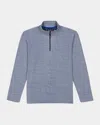 Robert Graham Hobson Quarter Zip Pullover In Navy