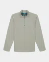 Robert Graham Hobson Long Sleeve Knit Shirt In Seafoam