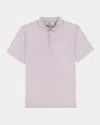 Robert Graham Hyde Textired Performance Golf Polo In Purple