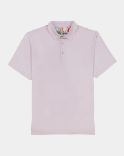 ROBERT GRAHAM MEN'S HYDE KNIT POLO SHIRT