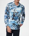 Robert Graham Ipswich Long Sleeve Button Down Shirt In Blue