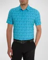 ROBERT GRAHAM MEN'S IRON SKULL 2 STRETCH POLO SHIRT