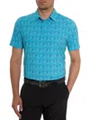 Robert Graham Iron Skull Performance Polo In Green