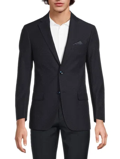 Robert Graham Men's Jacquard Textured Modern-fit Blazer In Blue